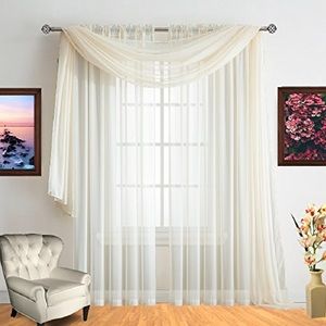 Amazing Sheer Beige 2 window panels